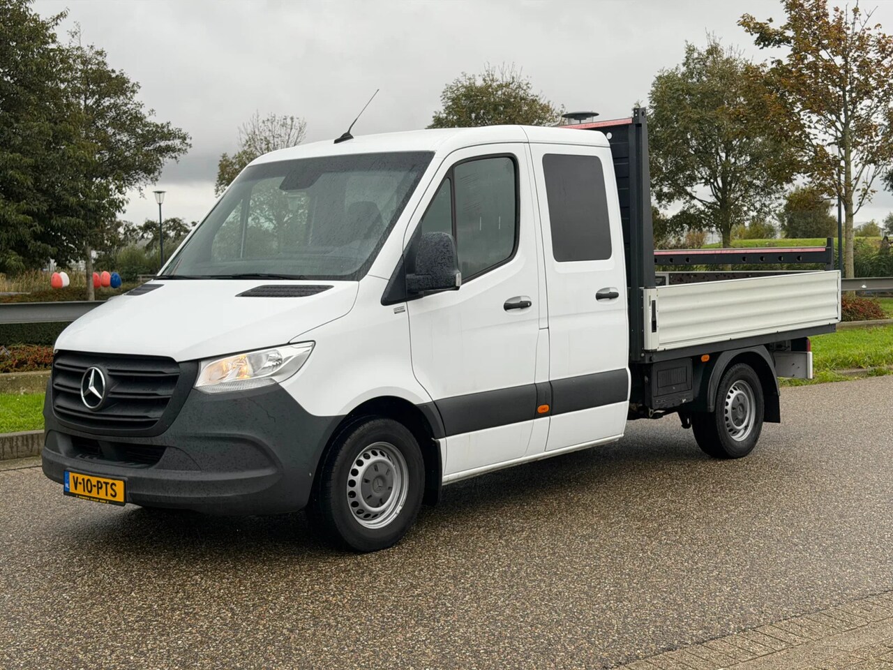 Mercedes-Benz Sprinter - 314CDI Dubbelcabine Openlaadbak Airco Cruisecontrol AppleCarplay - AutoWereld.nl