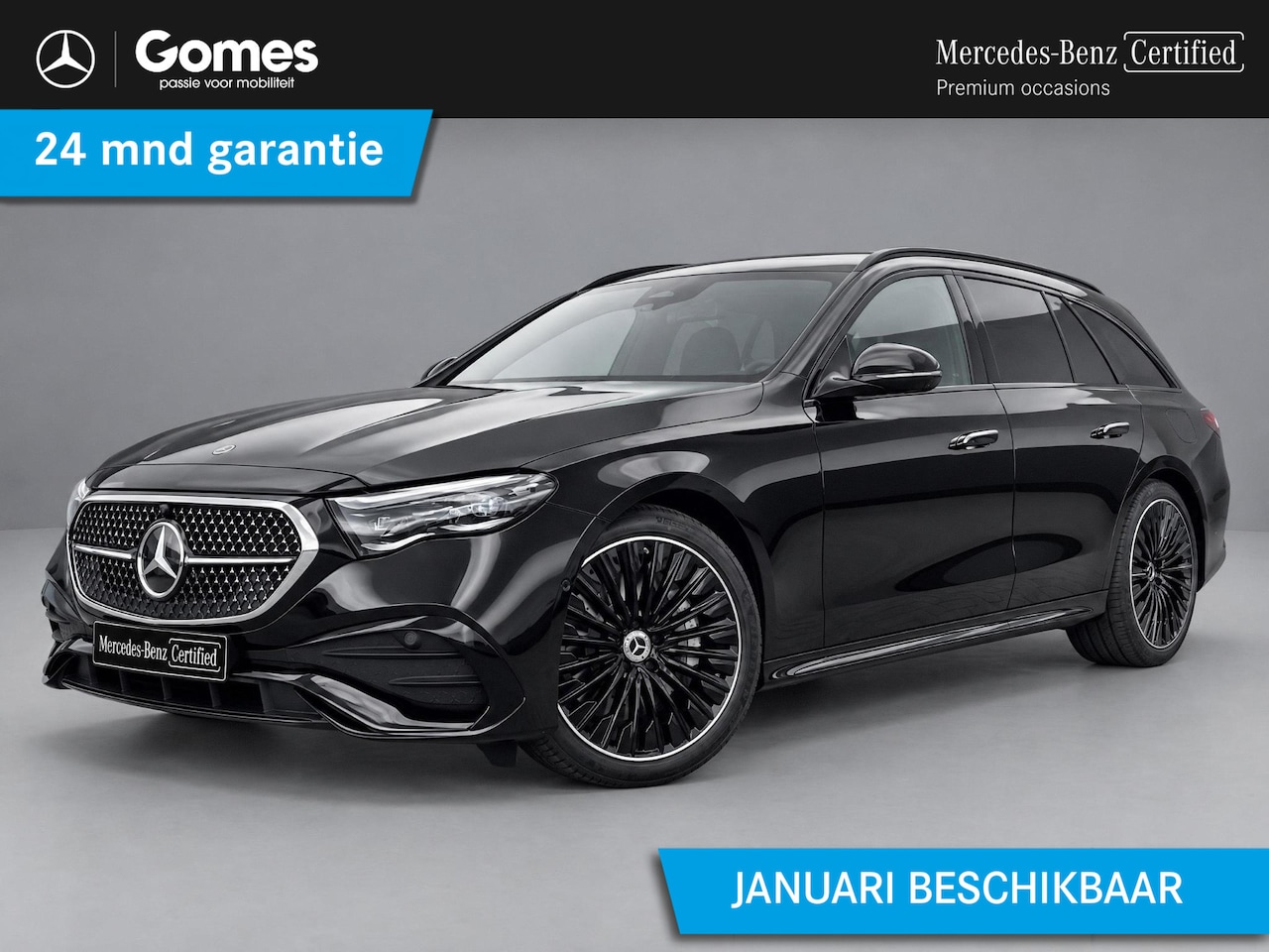 Mercedes-Benz E-klasse Estate - 300 e Sport Edition | AMG Line | Leder Zwart | Premium Pakket | Night Pakket | Winter Pakk - AutoWereld.nl