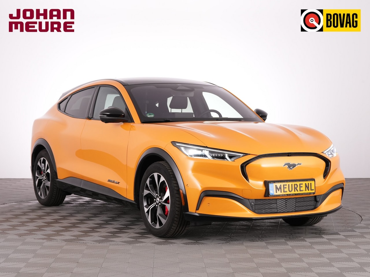 Ford Mustang Mach-E - Extended Premium AWD 98 kWh | PANORAMADAK | B&O | EL. STOELEN | LEDER | Full LED | SOH: 95 - AutoWereld.nl