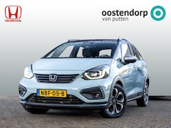 Honda Jazz - 1.5 i-MMD 109pk Hybrid CVT Crosstar Automaat | Bi-Tone Surf Blue | Volledig onderhouden |