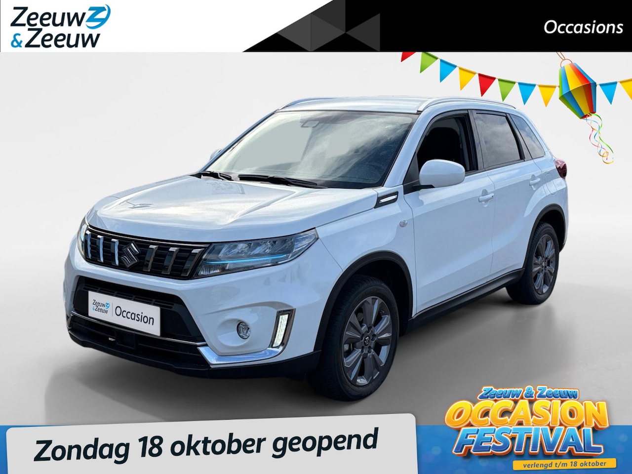 Suzuki Vitara - 1.5 Hybrid Select *Automaat*Navi+Camera*Climate Control*LM. Velgen*Parc Assist*Zeer nette - AutoWereld.nl