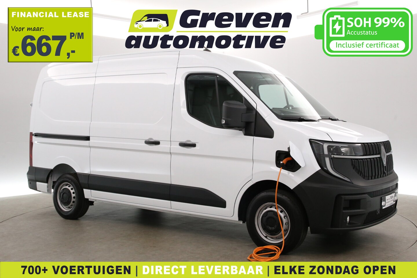 Renault Master E-Tech - 3.5t Long Range 87 kWh L2H2 | NIEUW | Snelladen | SOH 99% | Clima | Camera | Virtual | 3 Z - AutoWereld.nl