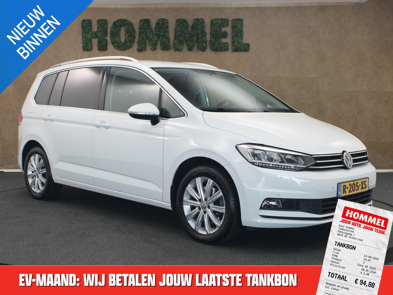 Volkswagen Touran - 1.5 TSI Highline - AIRCO (AUTOMATISCH) - BLUETOOTH TELEFOONVOORBEREIDING - ALCANTARA BEKLE - AutoWereld.nl