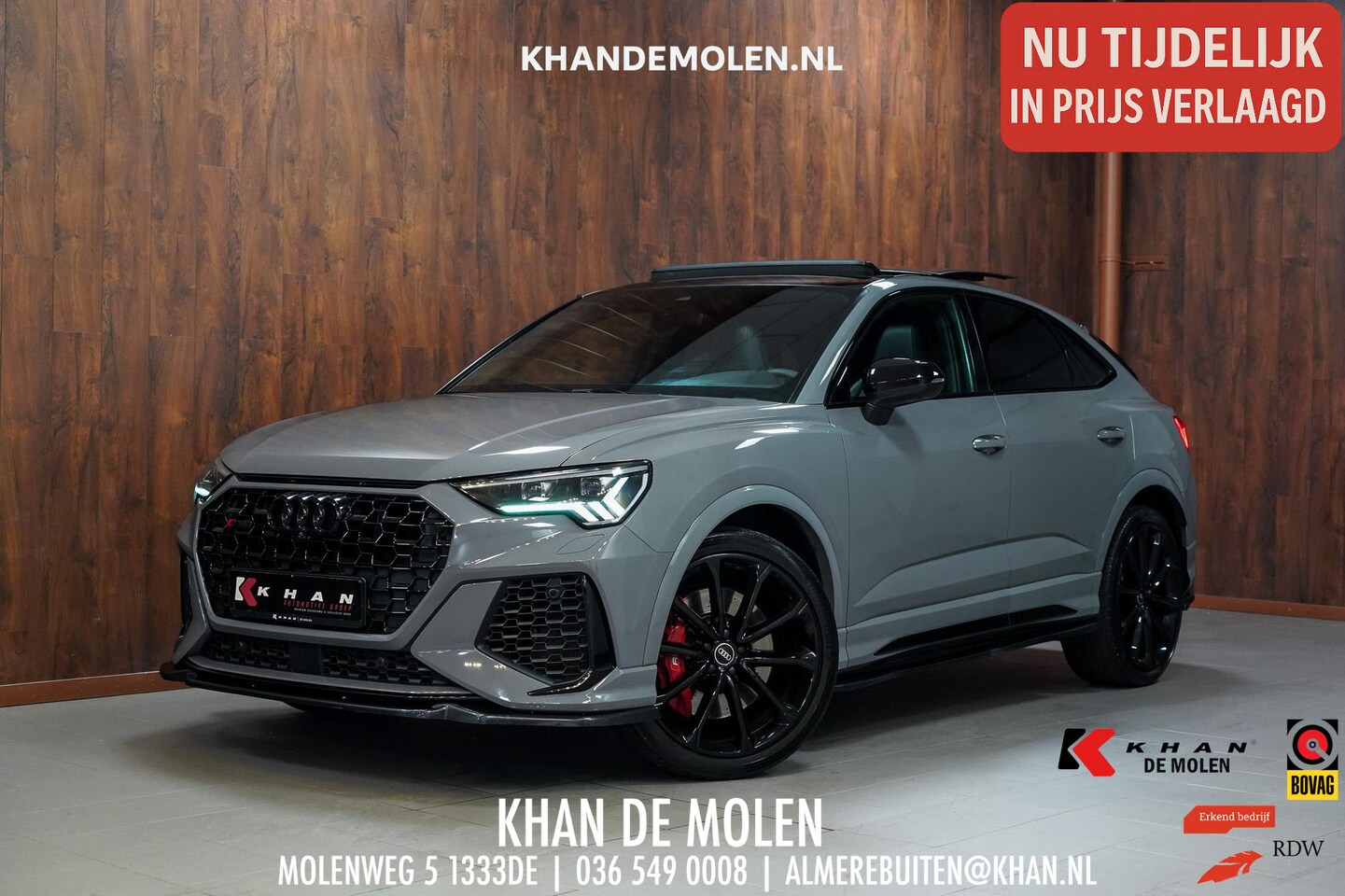 Audi RSQ3 Sportback - TFSI RS BOMVOL|Pano|RS Stoelen|SONOS|RS Uitlaat| - AutoWereld.nl