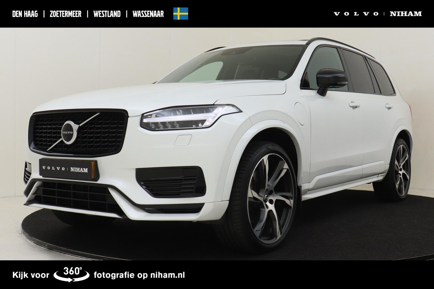 Volvo XC90 - T8 RECHARGE AWD R-DESIGN -PANO.DAK|HARMAN/KARDON|360°CAM|STANDKACHEL|HEAD-UP DISP.|SPORTST - AutoWereld.nl