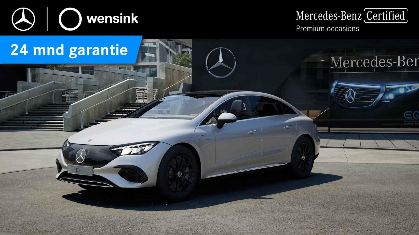 Mercedes-Benz EQE - 300 Business Line 89 kWh | Panoramadak | Achteruitrijcamera | Sfeerverlichting | Stoelverw - AutoWereld.nl