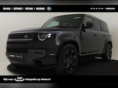 Land Rover Defender 110 - 2.0 P300e 110 X-DYNAMIC SE SANTORINI BLACK|PANO.DAK|TREKHAAK|20"|COLD CLIMATE PACK|STOELVE