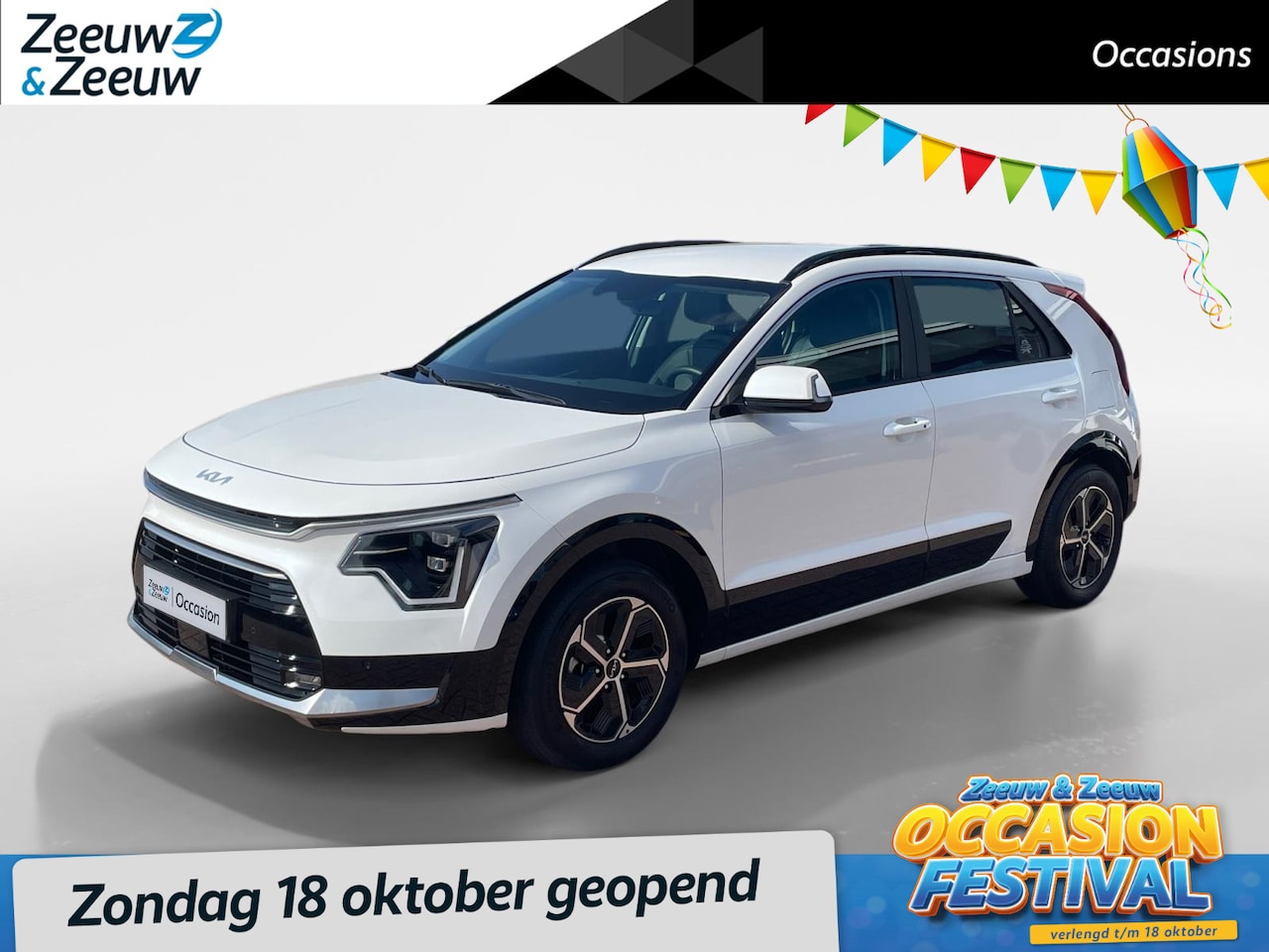 Kia Niro - 1.6 GDi Hybrid ComfortLine *Automaat*Navi+Camera*Climate Control*Adapt. Cruise Control*LM. - AutoWereld.nl