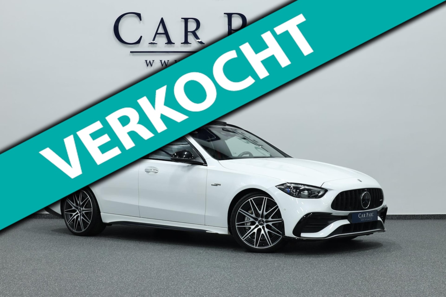 Mercedes-Benz C-klasse - AMG 43 4MATIC 408+PK BTW/VIRTUAL/SFEER/PANO/LEER+S.VERWARMING+MEMORY/20"/360/LINE/ACC/ECC/ - AutoWereld.nl