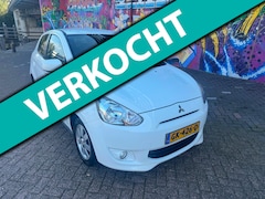 Mitsubishi Space Star - 1.0 Bright werkende airco stereo sport velgen fijne ruime auto lekker zuinig rijd heerlijk