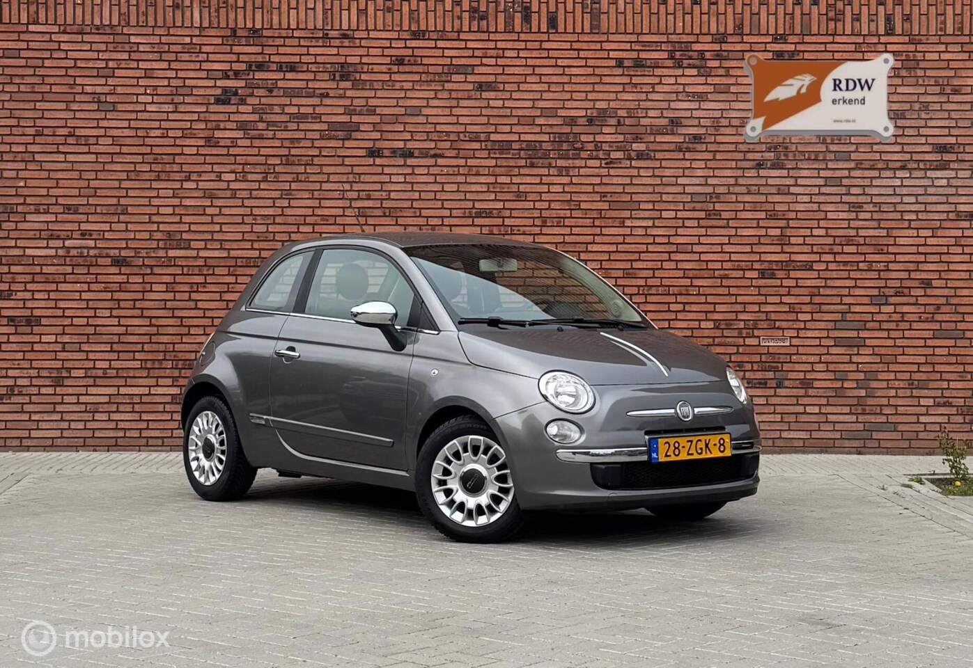 Fiat 500 - 0.9 TwinAir Lounge 0.9 TwinAir Lounge,AIRCO,Start-stop,Carplay - AutoWereld.nl