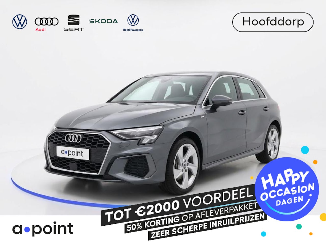 Audi A3 Sportback - 30 TFSI S edition 110 pk | Navigatie | Parkeersensoren achter | Autom. airco | LED koplamp - AutoWereld.nl