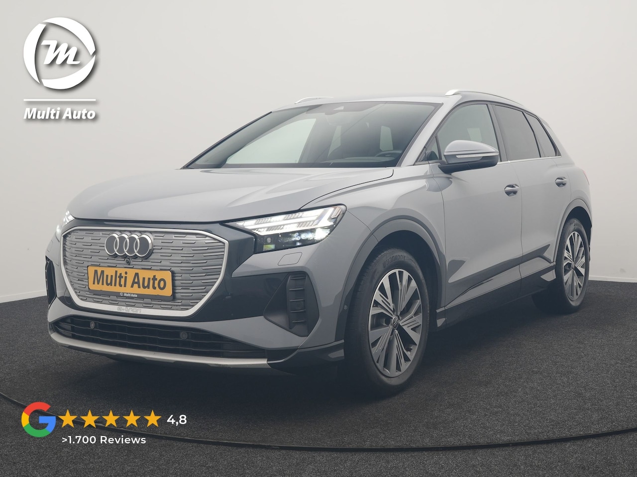 Audi Q4 e-tron - 40 S Line 77 kWh 204pk Dealer O.H. | Trekhaak Af Fabriek | Adaptive Cruise | Head Up | Cam - AutoWereld.nl