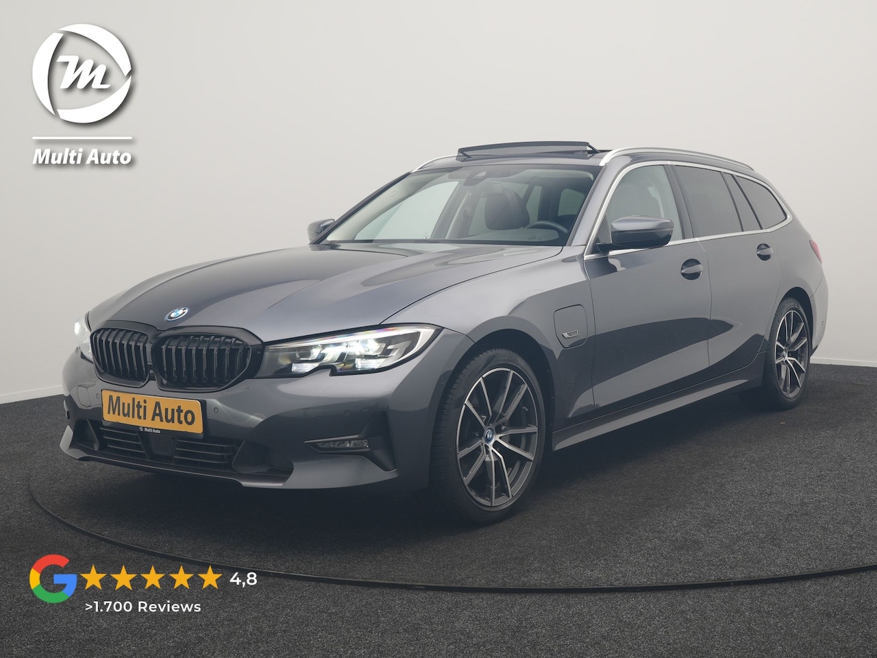 BMW 3-serie Touring - 320e Sportline PHEV Dealer O.H. | Panodak | Adaptive Cruise | Camera | Sfeerverlichting | - AutoWereld.nl