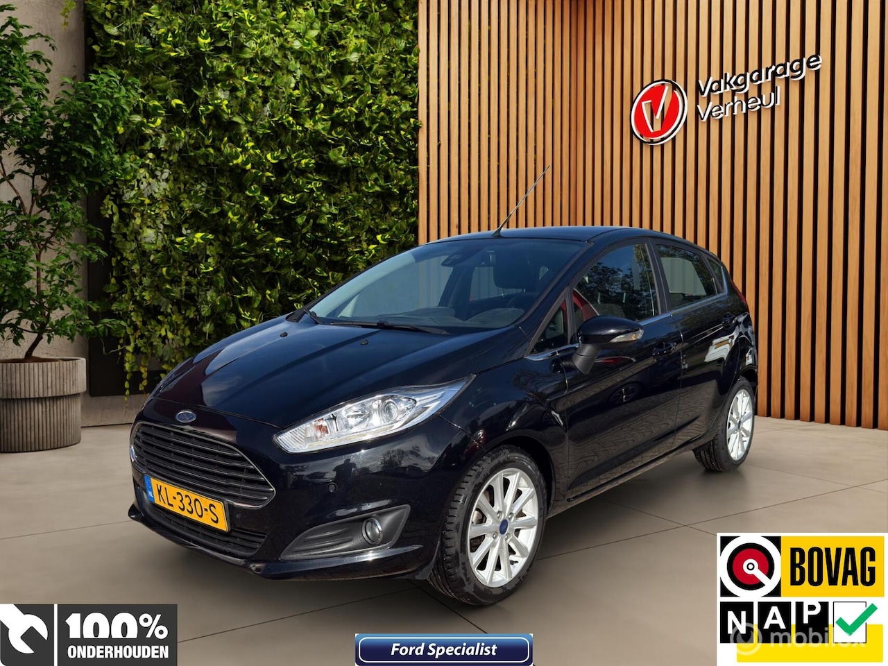 Ford Fiesta - 1.0 EcoBoost Titanium ✅NAP ✅Boekjes ✅ Navi - AutoWereld.nl