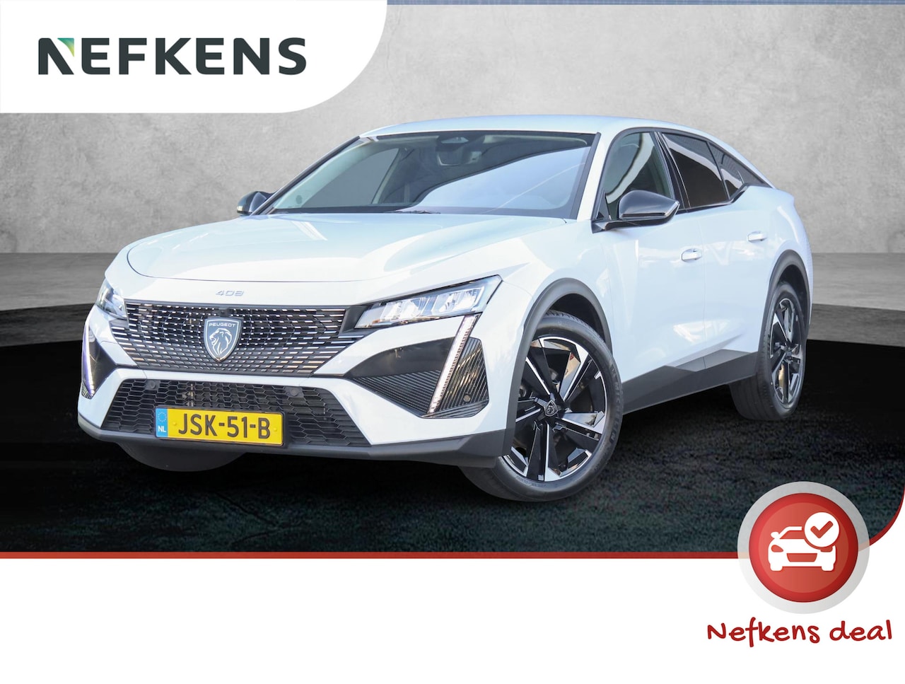 Peugeot 408 - 1.2 Hybrid 145 e-DCS6 Allure Demo deal ! | Stoelverwarming/stuur | 360* camera | Adaptieve - AutoWereld.nl