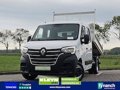Renault Master - 2.3 Dubbele Cabine Kipper Kist Dubbellucht Airco 3.5T-Trekhaak Euro6 145Pk