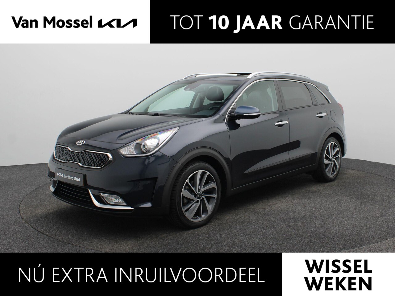 Kia Niro - 1.6 GDi Hybrid Edition OPEN DAK! | Stoel-stuurverwarming | Navi | Clima | Camera | - AutoWereld.nl