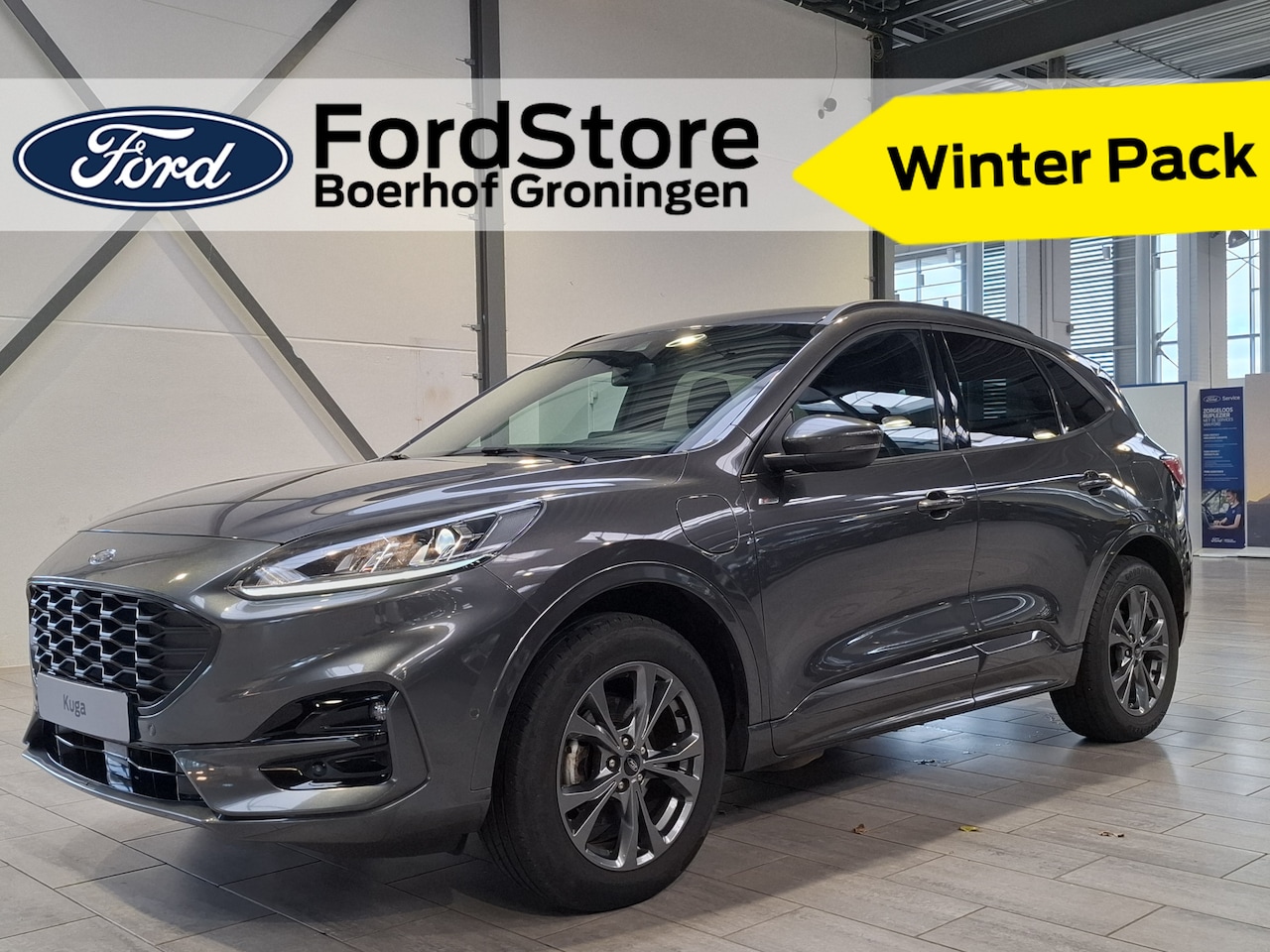 Ford Kuga - 2.5 PHEV ST-Line | Trekhaak | Winter Pack |100% onderhouden | Adapt. Cruise | SOH 88,6% | - AutoWereld.nl