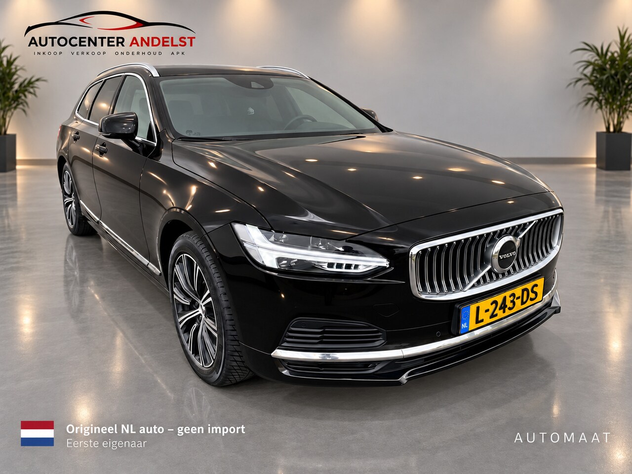 Volvo V90 - 2.0 T6 AWD Business Pro 2.0 T6 AWD Business Pro, Trekhaak, Acc, Cam, Pdc, Leder, Stoel-/stuurverw, 1e eig afk, Gee - AutoWereld.nl
