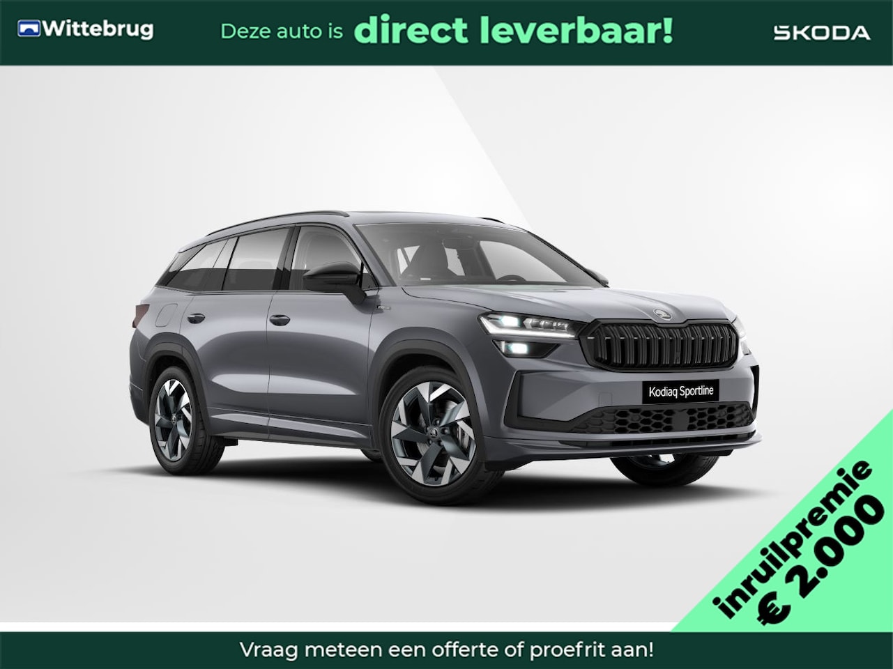Skoda Kodiaq - 1.5 TSI PHEV Sportline Business / Trekhaak / Panoramadak / Comfort Pakket / Winter Pakket - AutoWereld.nl