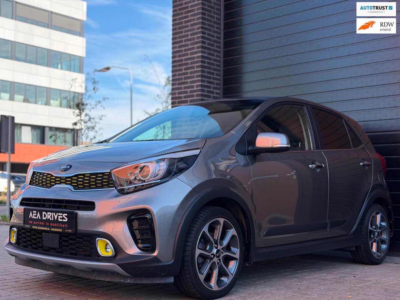 Kia Picanto - 1.0 T-GDI X-Line volste uitvoering! stoelverwarming, stuurwielverwarming, cruise control, - AutoWereld.nl