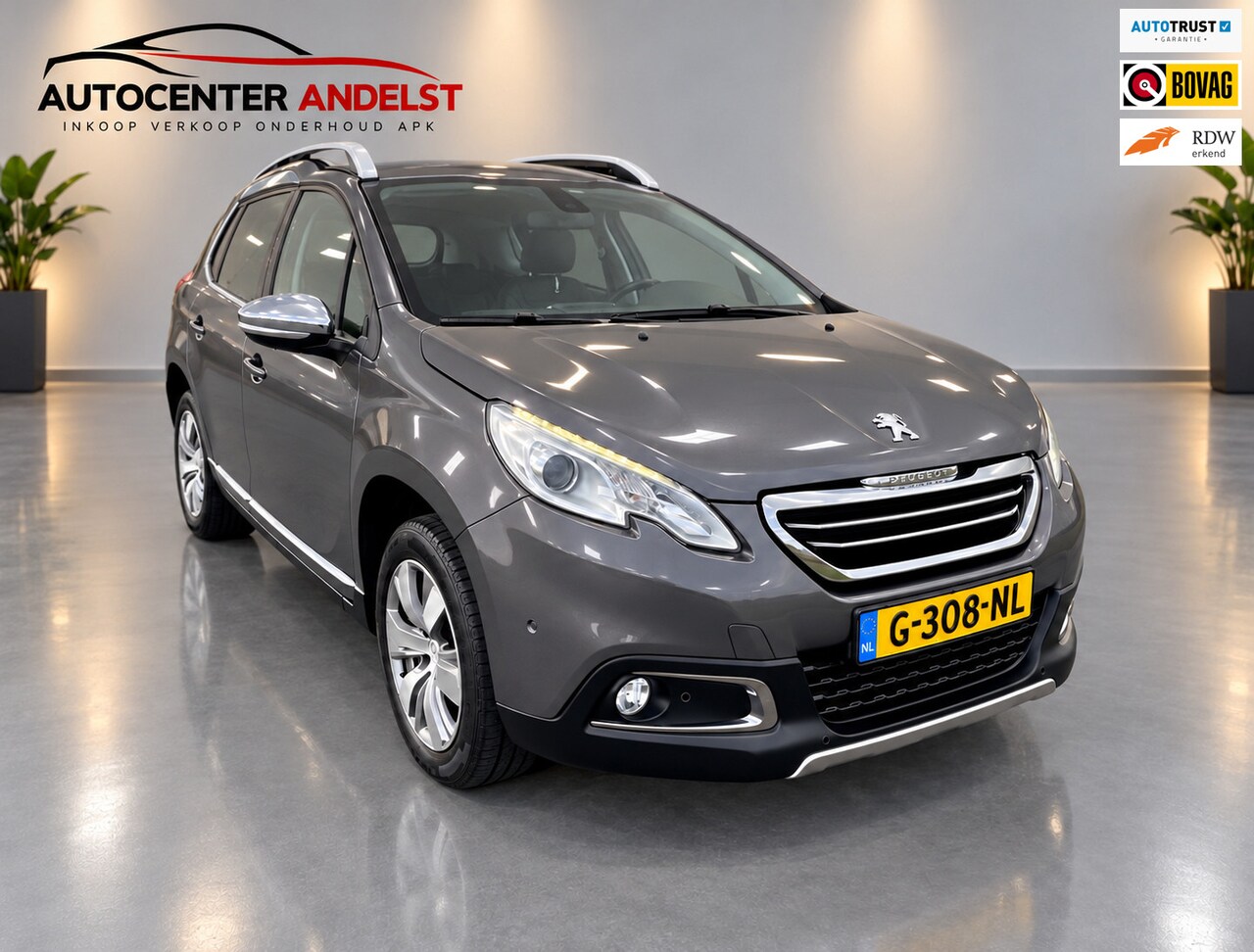 Peugeot 2008 - 1.2 PureTech Active 1.2 PureTech Active, Cruise, Pdc, Navi, Lmv, Half leder, Climate control, Goed oh, Mooie k - AutoWereld.nl