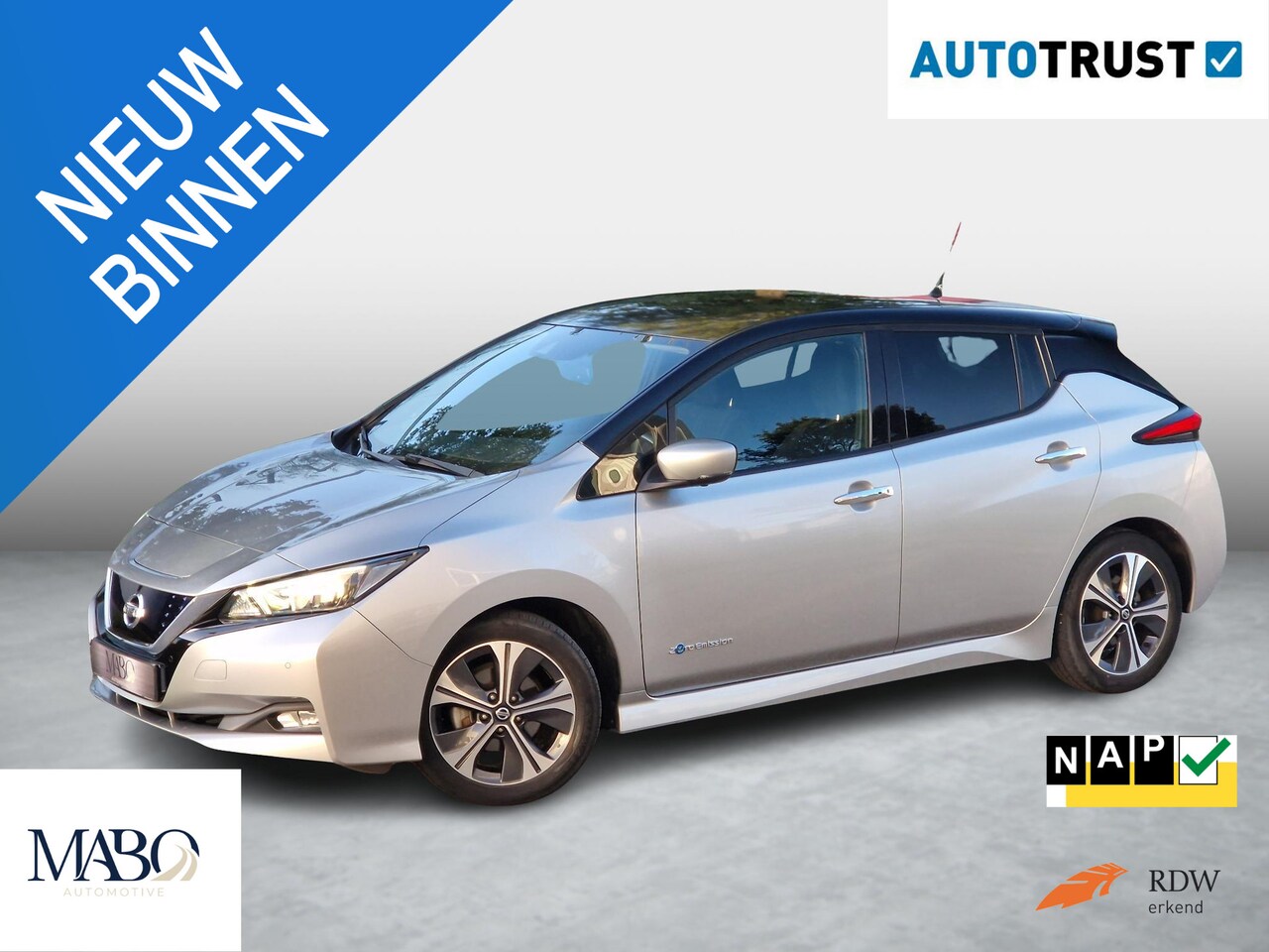 Nissan LEAF - N-Connecta 40 kWh 93%SOH|NL AUTO|TREKHAAK|CARPLAY|360 CAMERA - AutoWereld.nl