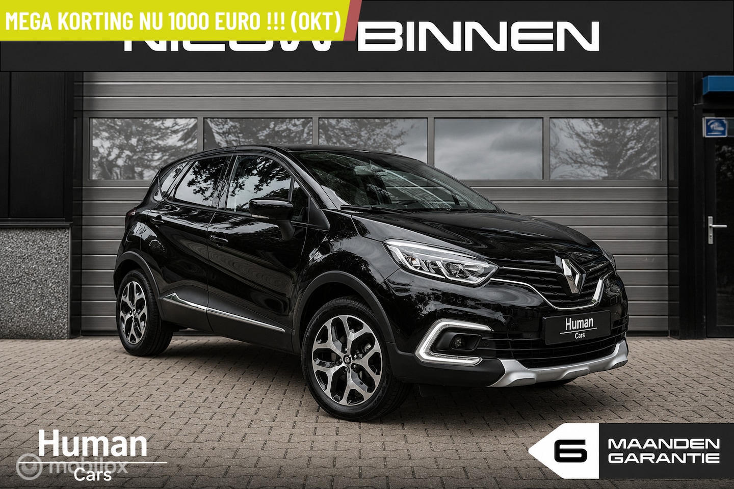 Renault Captur - 0.9 TCe Intens trekhaak afneembaar zwart luxe - AutoWereld.nl