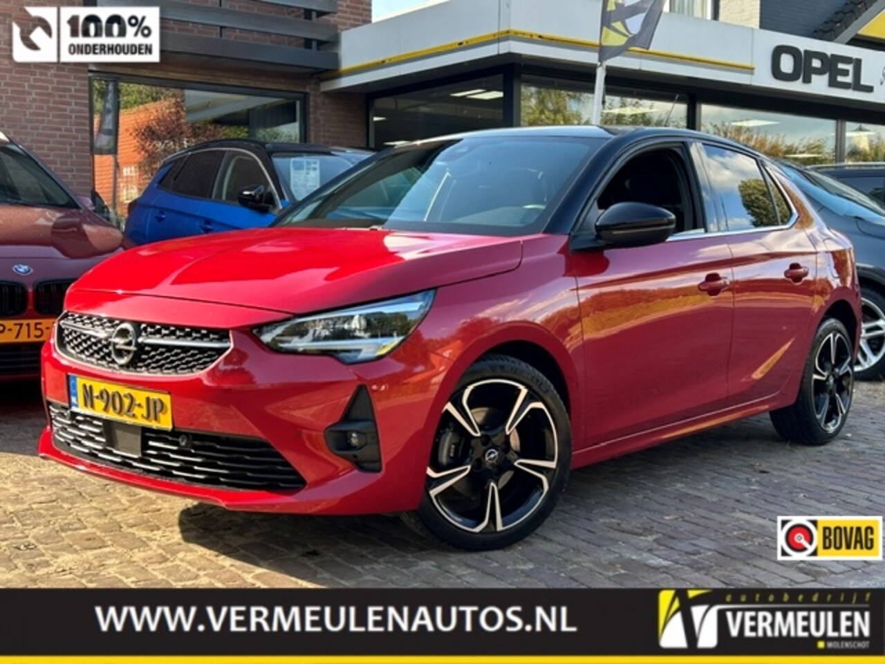 Opel Corsa - 1.2 Turbo 100PK Ultimate + 17"/ Navi/ Clima/ Cruise/ CarPlay/ Winterpakket/ Camera/ Full-L - AutoWereld.nl