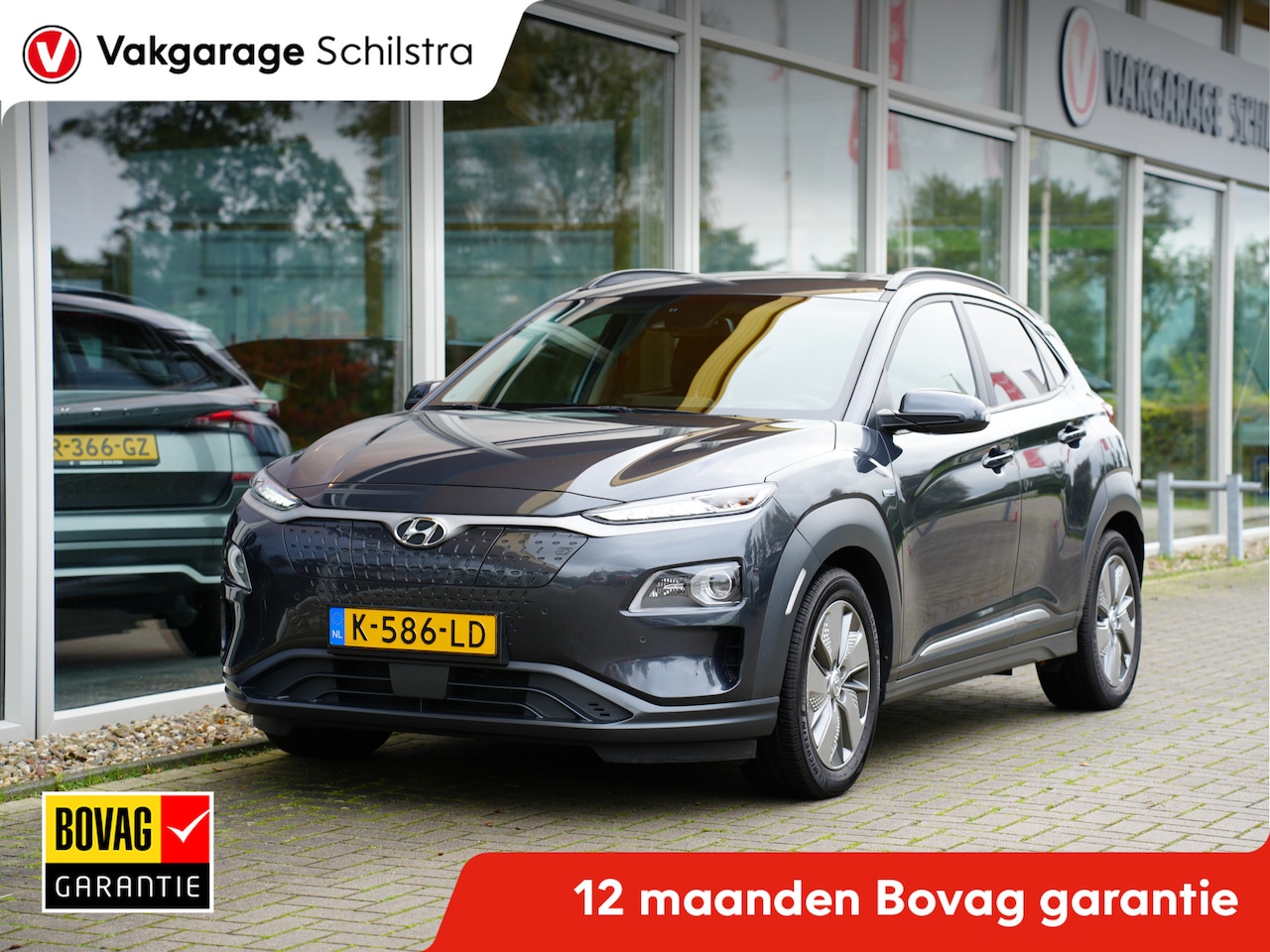 Hyundai Kona Electric - EV Limited 64 kWh SOH 99% | Stoelverwarming&ventilatie | Cruise control adaptief met stop& - AutoWereld.nl