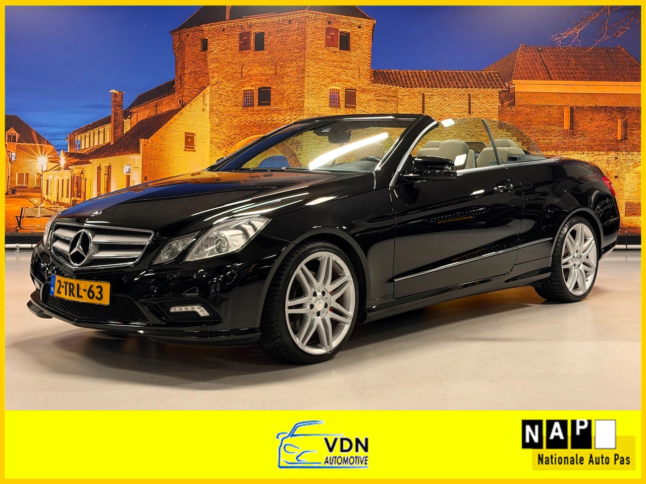 Mercedes-Benz E-klasse Cabrio - 350 CDI AMG Aut Leer Xenon H/K - AutoWereld.nl