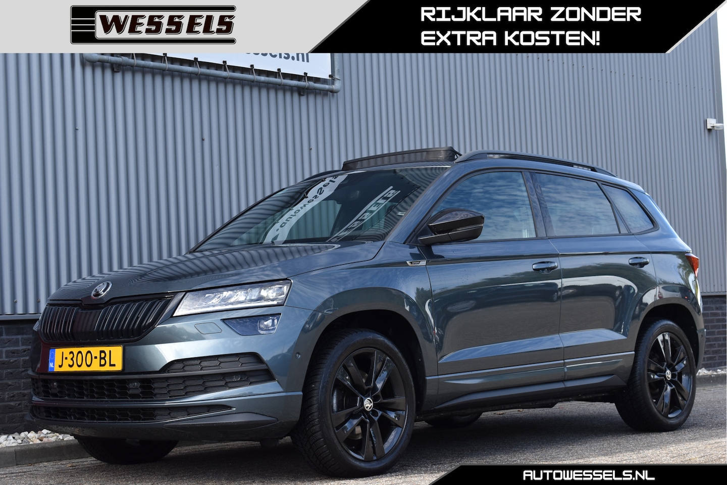 Skoda Karoq - 1.5 TSI ACT Sportline Business Panoramadak, Adaptive cruise, Stoelverwarming, NL-auto - AutoWereld.nl