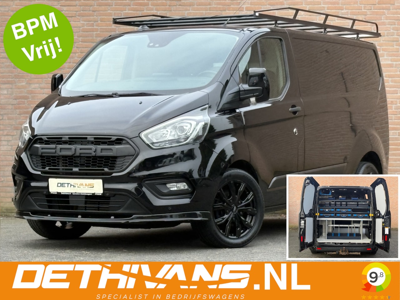 Ford Transit Custom - 2.0TDCI 130PK Raptor Edition / Carplay / Trekhaak / Imperiaal / Euro6 - AutoWereld.nl