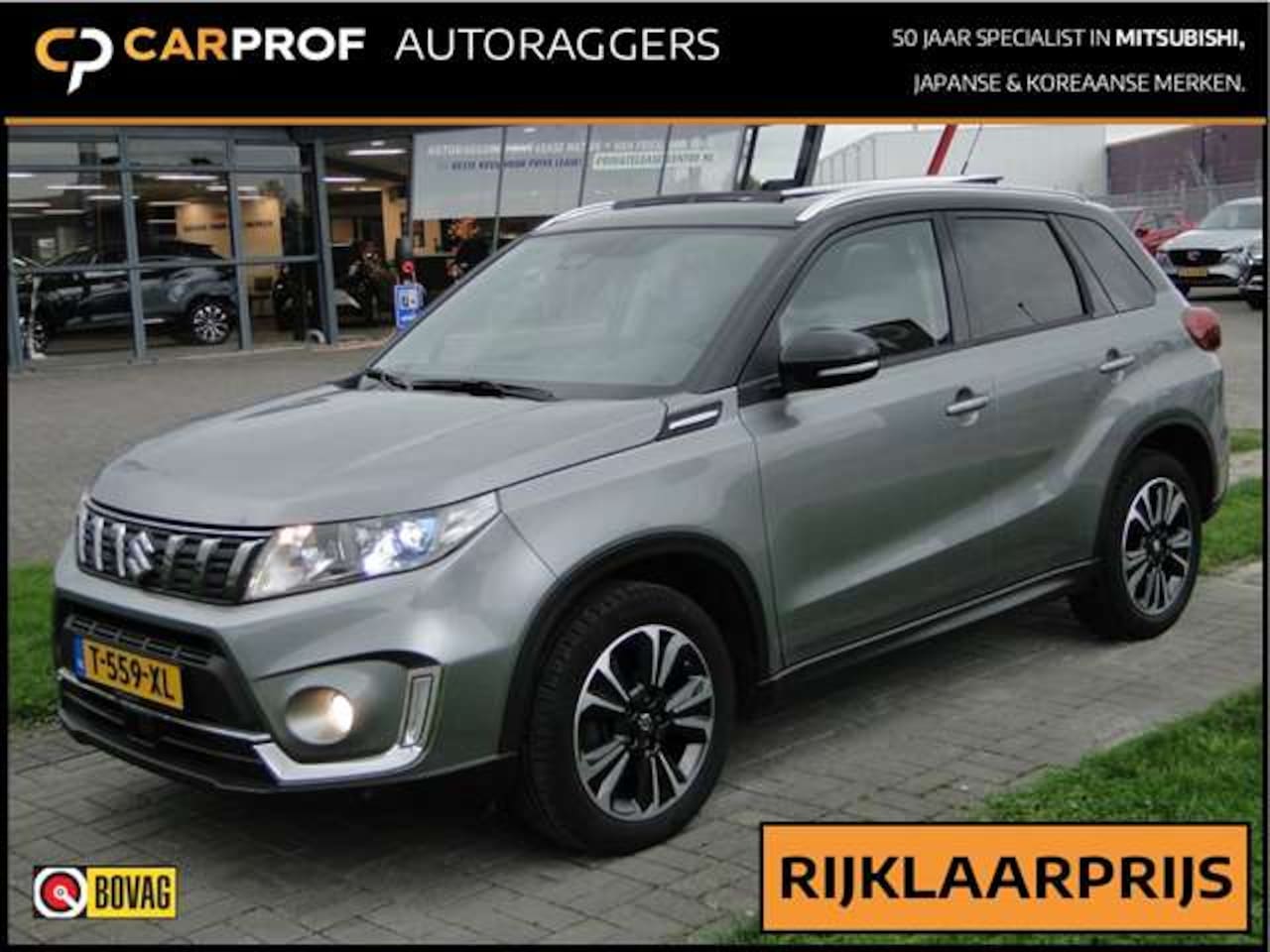Suzuki Vitara - 1.4 Boosterjet 140pk AllGrip | Stijl | Pano schuifdak | Trekhaak | Leer/Alcantara | Carpla - AutoWereld.nl