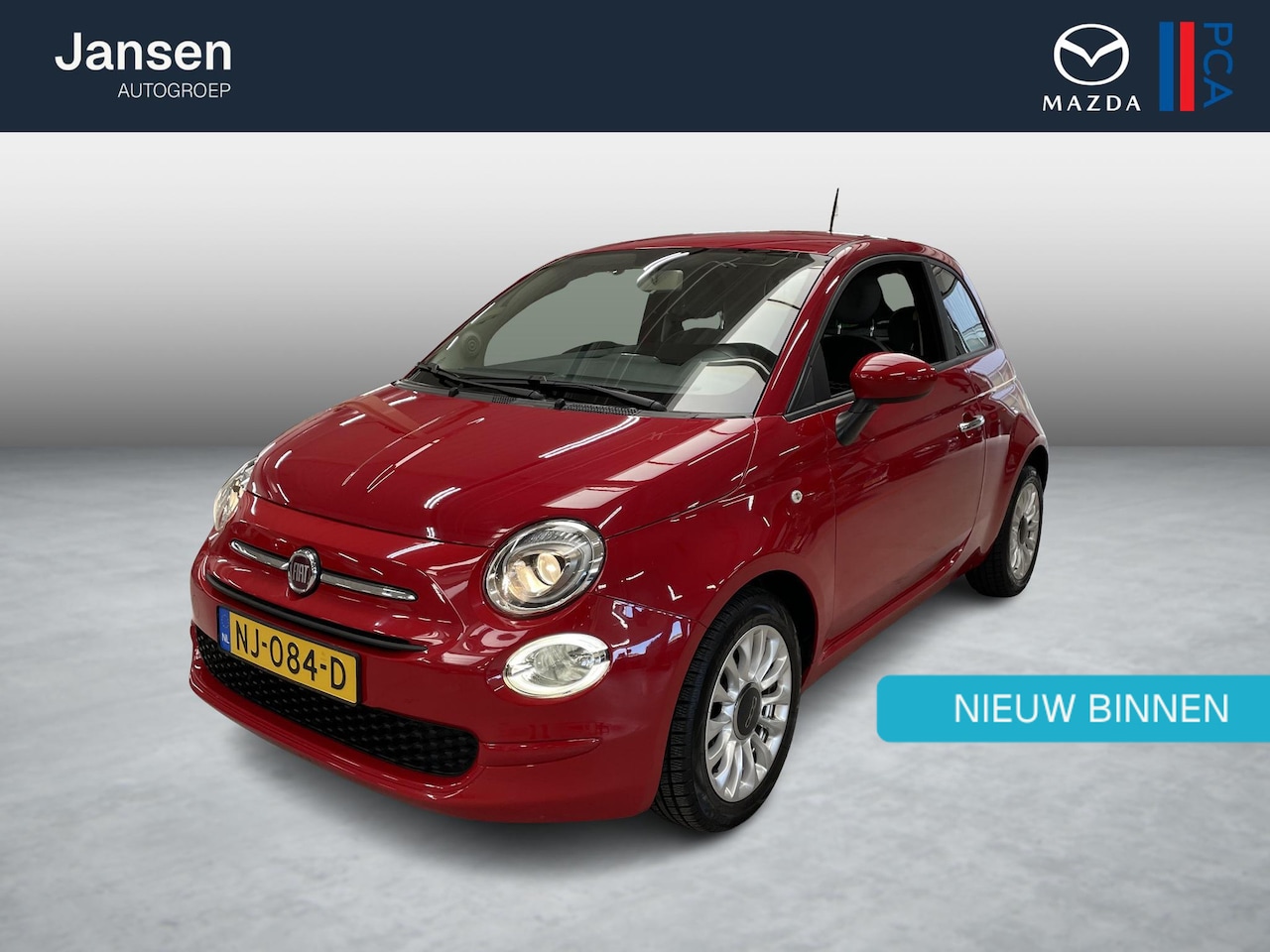 Fiat 500 - 0.9 TwinAir Turbo Popstar 0.9 TwinAir Turbo Popstar , Elektr.Ramen, All Season, LMV 15 Inch, Airco, Radio, AUX - AutoWereld.nl