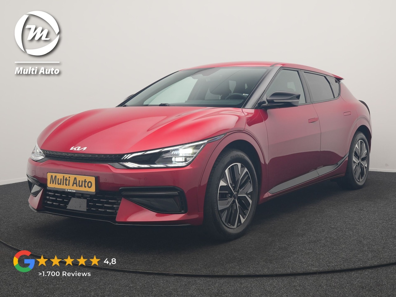 Kia EV6 - GT-Line 77.4 kWh 229pk Dealer O.H. | SOH 97,4% | Adaptive Cruise | Camera | Alcantara Spor - AutoWereld.nl