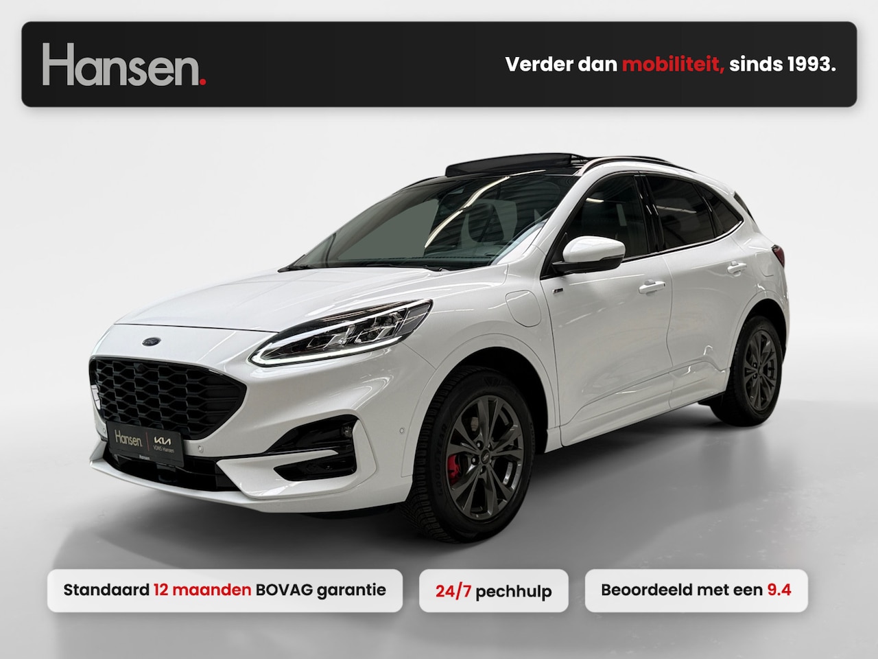 Ford Kuga - 2.5 PHEV ST-Line X I Panoramadak I Winterpakket I Camera I CarPlay I Adaptive Cruise I Led - AutoWereld.nl