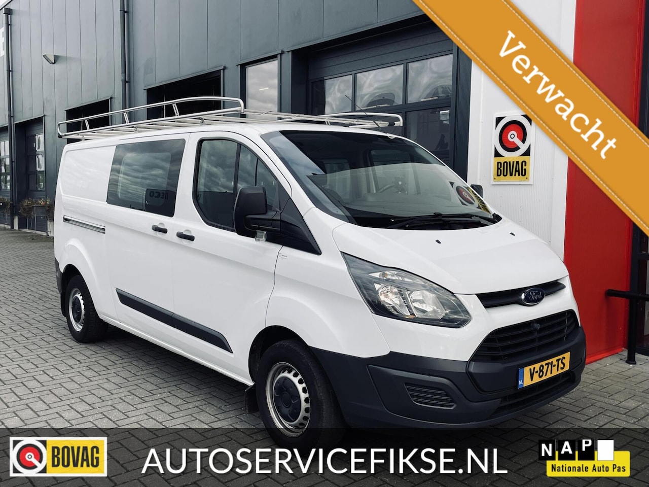 Ford Transit Custom - 290 2.2 TDCI L2H1 AMBIENTE DUBBEL CABINE - AutoWereld.nl