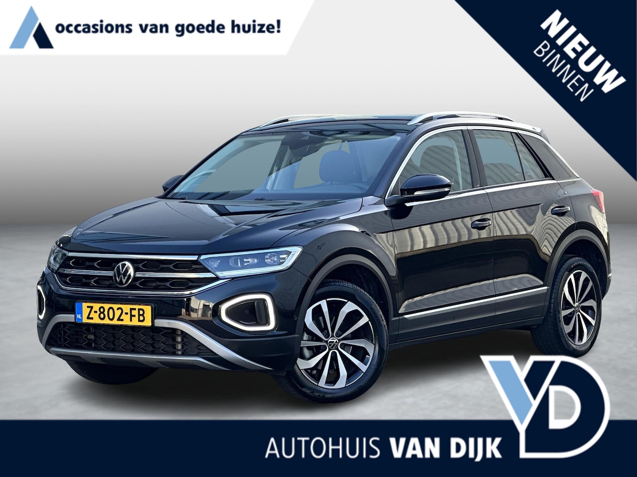 Volkswagen T-Roc - 1.5 TSI Style |IQ.LIght|Carplay|Adapt.Cruise|Keyless Start/Entry|Camera|Stoel/Stuurverw. - AutoWereld.nl