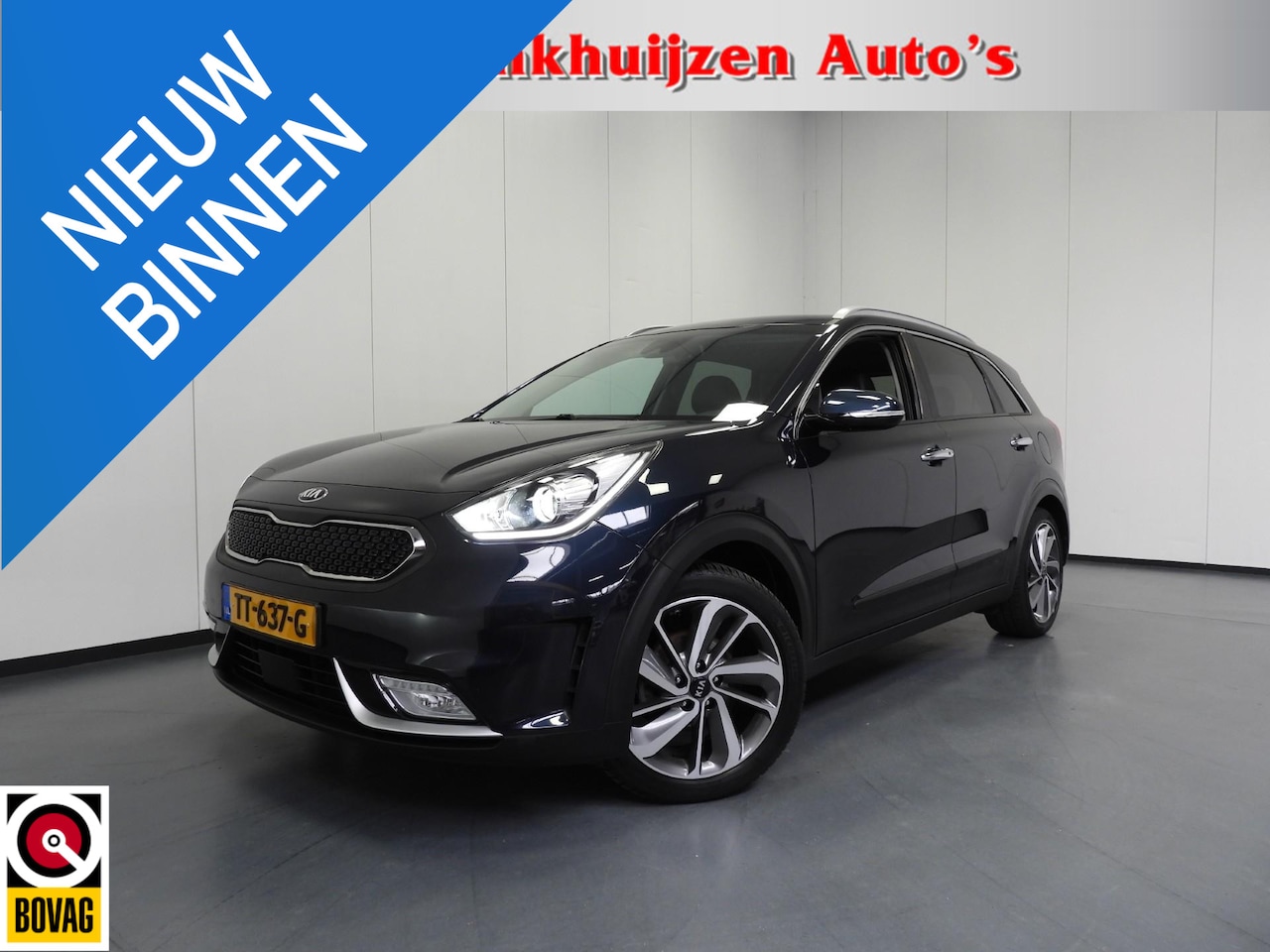 Kia Niro - 1.6 GDi Hybrid ExecutiveLine LEER/NAVI/CAMERA/XENON/18"LMV! - AutoWereld.nl
