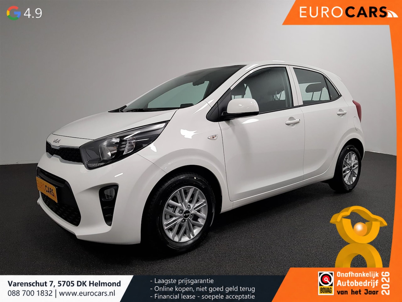 Kia Picanto - 1.0 DPi Automaat DynamicLine Navigatie Apple Carplay Android Auto Camera Cruise Control Ai - AutoWereld.nl