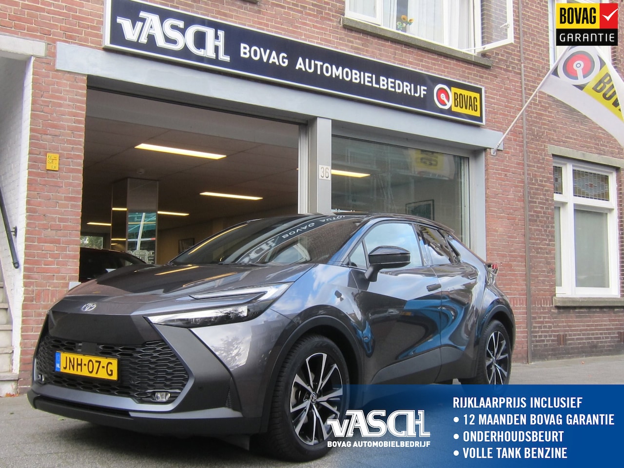 Toyota C-HR - 1.8 Hybrid 140 First Edition Dodehoek-Detectie Stoelverwarming All-In prijs - AutoWereld.nl