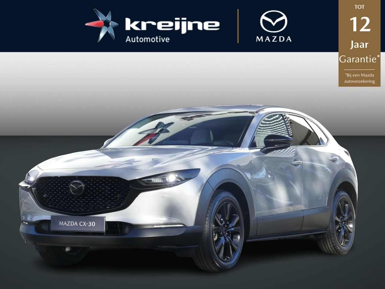 Mazda CX-30 - 2.5 e-SkyActiv-G M Hybrid Makoto | Logo's Black Chrome | Nieuwe Interieur | Voorraad | Sne - AutoWereld.nl