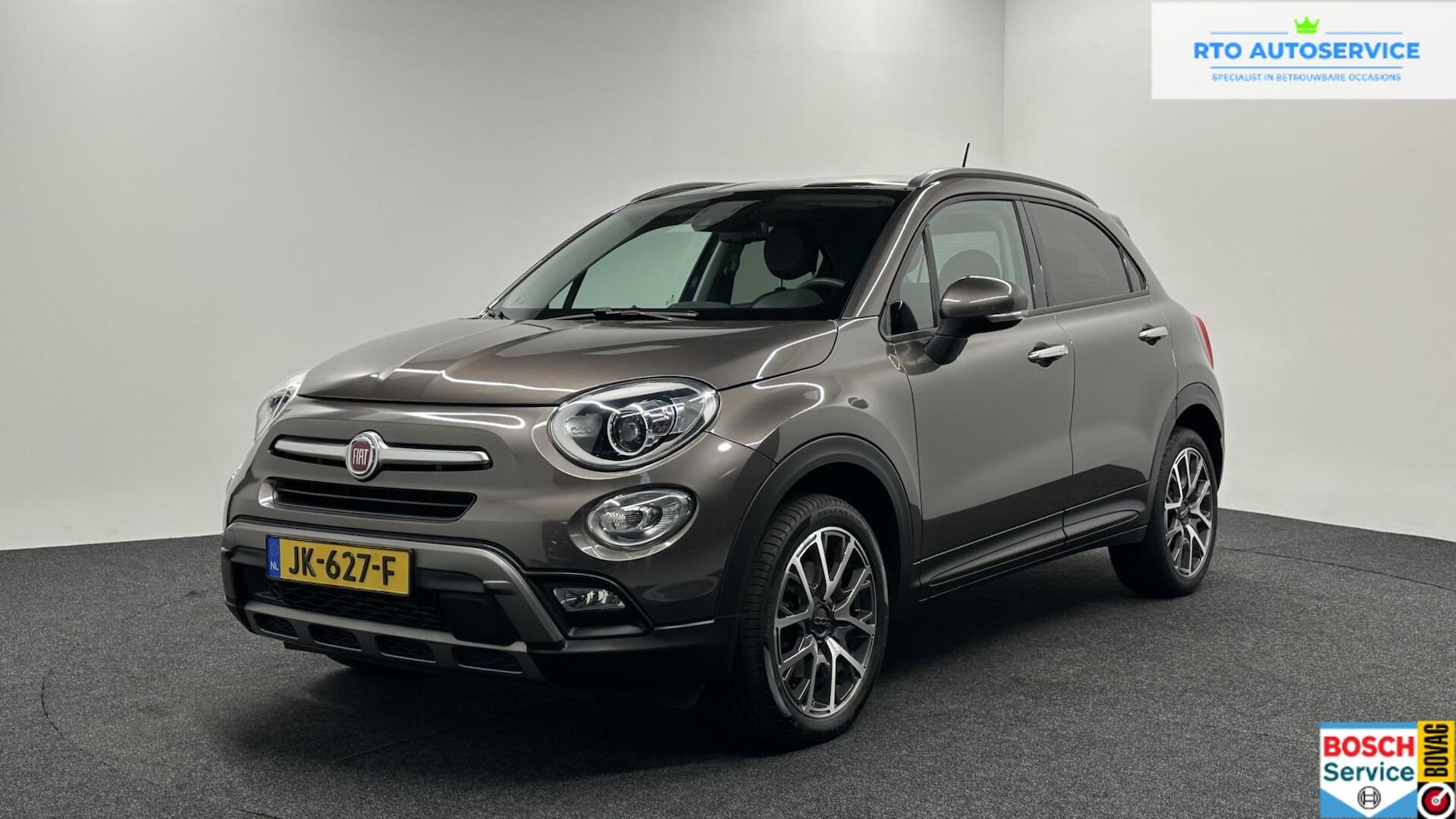 Fiat 500 X - 1.4 Turbo MultiAir Lounge LEER NAVI CAMERA ECC CRUISE TREKHAAK LM. - AutoWereld.nl