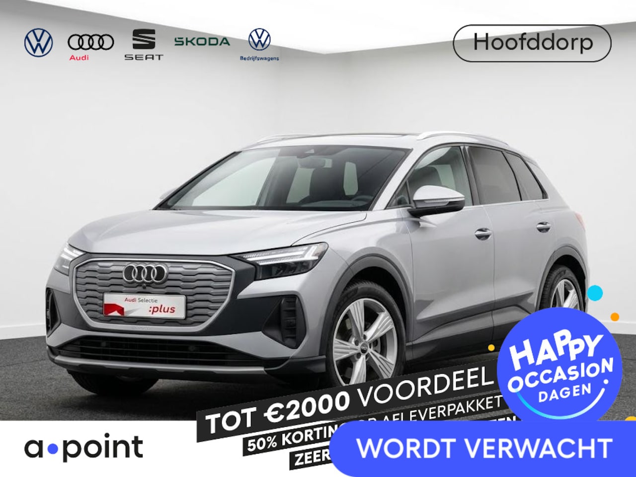 Audi Q4 e-tron - 40 Launch edition Advanced Plus 77 kWh 204pk | Komt eind oktober binnen | Panoramadak | Le - AutoWereld.nl