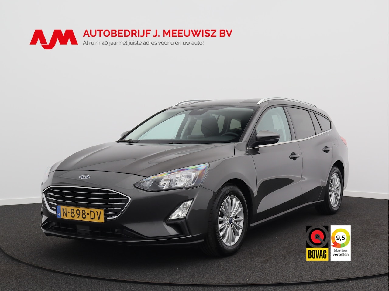 Ford Focus Wagon - 1.0 EcoBoost Hybrid Titanium X Business/ zeer mooi! - AutoWereld.nl