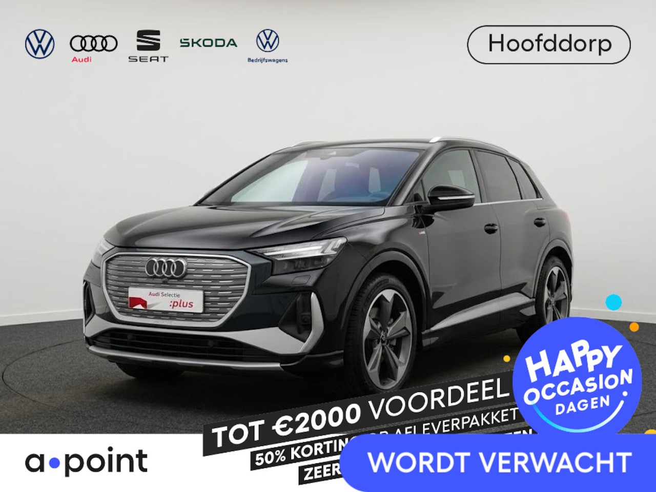 Audi Q4 e-tron - 45 S Edition 82 kWh 286pk | Navigatie | Parkeercamera | 21 inch lichtmetalen velgen | Adap - AutoWereld.nl