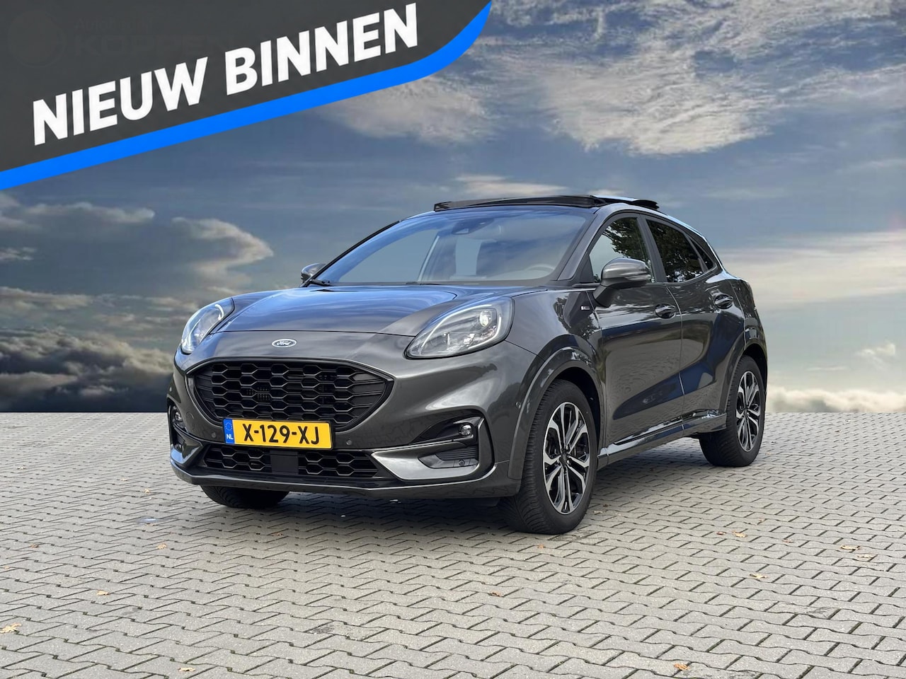 Ford Puma - 1.0 EcoBoost Hybrid ST-Line X | Afneembare Trekhaak | Panoramadak | Adaptive Cruise Contro - AutoWereld.nl