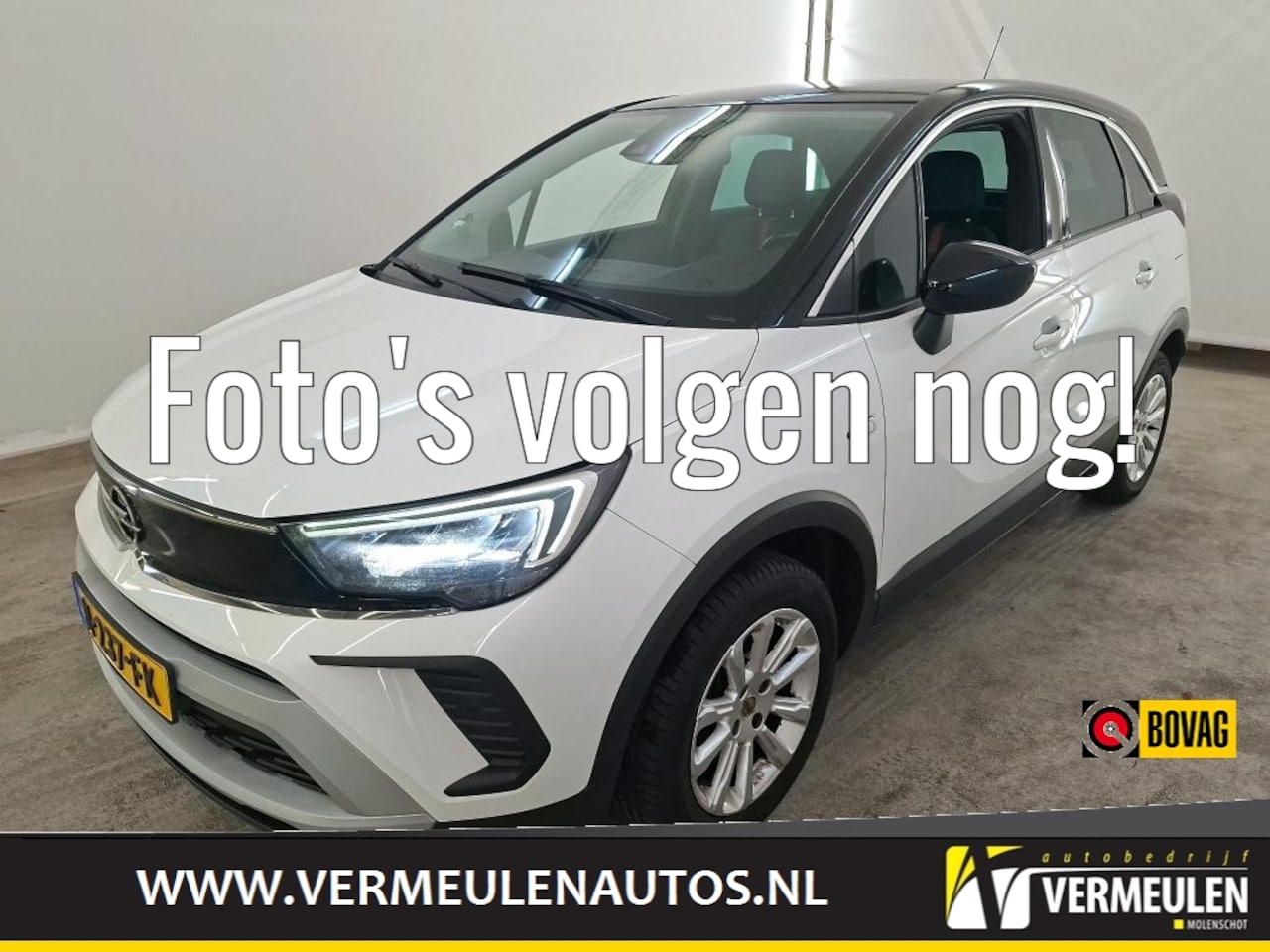Opel Crossland - 1.2 110PK Elegance + 16"/ Navi/ Clima/ Cruise/ CarPlay/ Camera/ LED-Koplampen/ Park-Assist - AutoWereld.nl